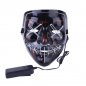 Purge Halloween-Maske - LED hellblau