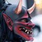 Japan Demon veido kaukė - vaikams ir suaugusiems Helovinui ar karnavalui
