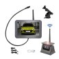 Cuvací kamera s monitorem 5" - Set wifi kamera HD 720P Magnetická Solární s 7 IR LED