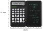 Solar calculator with notepad 6,5" LCD scientific + writing pen (foldable)