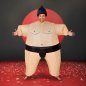 Sumo obleka - kostum za rokoborca - napihljiva obleka za rokoborbo za noč čarovnic + ventilator