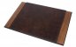 Faux leather placemats Luxury desk mats kahoy na base (Gawang-kamay)