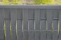 PVC slats for fence for rigid panels - 3D vertical PLASTIC FILLING FOR MESH AND PANELS - GREY