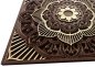 Medinės mandalos sienos menas - pakabinamas mandalos dekoras iš medžio 3D - Tibetas