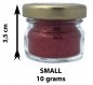 Αφρώδης πούδρα (σκόνη) - Glitter διακόσμηση σώματος + προσώπου βιοδιασπώμενη - 10g (Κόκκινο)