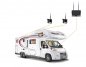 Rear view camera SET - 3x Camera + 7" monitor with capability of recording DVR (Audio + Video) + 128GB SDXC Card