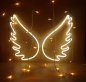 Lighting Wings on the Wall - Neon decoration with led backlight