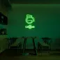 Znak świetlny LED na ścianie KAWA - neonowe logo 75 cm