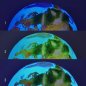 Globe 3D touchLAMP-地球のUSBグローブを照らします