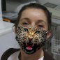 LEOPARD - Zvieracie masky na tvár s 3D potlačou