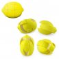 Fruktterning - puslespilllogikkterninger - banan + eple + sitron