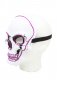 LED-maske SKULL - lilla