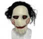 Máscara facial JigSaw - para crianças e adultos no Halloween ou carnaval