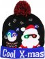 Pom pom beanie - Φωτισμός LED για χειμωνιάτικο χριστουγεννιάτικο καπέλο - COOL X-MAS