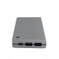 Draagbare oplader extra dunne batterij met 20000 mAh capaciteit + 2x USB output tot 2,4A
