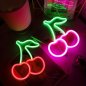 TREŠNJA - Reklamni LED svjetleći neonski logo svjetlosni natpis na zidu