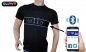 LED T-shirt with programmable text via Smartphone - GLUWY