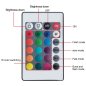 Stolní lampa křišťálová LED akrylová dotyková barevná RGB 16 barev - noční světlo