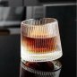 Vaso de whisky giratorio de 160 ml: vaso de whisky o bourbon elegante y único