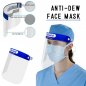 Face shield - transparent and protective with foam for long-lasting wear