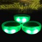 LED party flashing bracelet - green