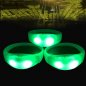 Pulsera intermitente de fiesta LED - verde