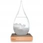 Storm glass weather predictor and barometer in the shape of a drop