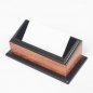Cojín de escritorio de cuero - SET de lujo para la oficina 8 piezas - Nogal + cuero negro