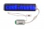 Flexibel LED-strip kontrollerad via Bluetooth med mobilapp - blå 3,5 x 15 cm
