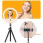 Кольцевая лампа - SELFIE RING Light с подставкой - 120 светодиодов со штативом для телефона