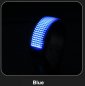 LED svietiaci pásik (displej) na topánky - modrý