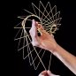 Hlavolam kinetický spinner Square Wave - Kinetická kovová umělecká dekorace