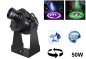 Gobo lights - LOGO projector rotating waterproof IP67 - LED Gobo 50W projection up to 20M