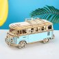 Dřevěný skládací model - 3D dřevěné puzzle Retro auto - Volkswagen VW T1