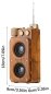 Mini portable retro vintage radio with Bluetooth + FM/AM radio/AUX/USB disk/Micro SD