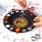 Jeu de roulette à boire - jeu de verres à boire russe + 15 tasses en verre + 2 boules en métal