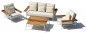 Wooden garden seating - Luxury sofa set for 5 people + coffee table