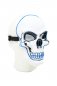 LED gezichtsmasker - Skull blauw