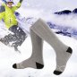 Elektromos zokni fűthető - melegítő zokni újratölthető - 4 hőmérsékleti fokozat 2x5000 mAh akkumulátorral