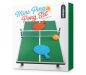 Mini tablero de mesa de ping pong - juego de tenis de mesa + 2 raquetas + 4 pelotas