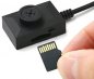 Button camera mini 3x2x1cm with HD resolution and USB power supply