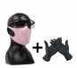 PINKY LADY SET - Nano-Gesichtsmaske + Schutzbrille + Schutzhandschuhe