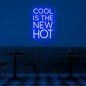 Светодиодная неоновая 3D-вывеска на стену - Cool is the new hot 75 см