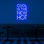 LED neon 3D skilt på væggen - Cool er den nye hotte 75 cm