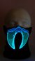 Cyber ​​Proton LED mask - sensitibo sa tunog