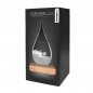 Storm glass weather predictor and barometer in the shape of a drop