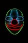 Blikající LED maska ​​vícebarevná - Joker