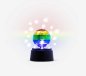 Disco guľa - detská zrkadlová discogula farebná svietiaca pre deti mini rotačná 3x LED