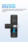 Multifunkční duální bezdrátový mikrofonní systém pro mobily (Lighting, USB-C, 3,5mm jack) - BOYALINK
