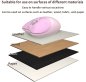 Set tastiera e mouse wireless WiFi - Design elegante in rosa